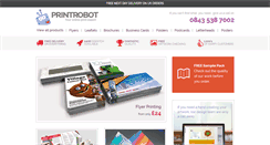 Desktop Screenshot of printrobot.co.uk